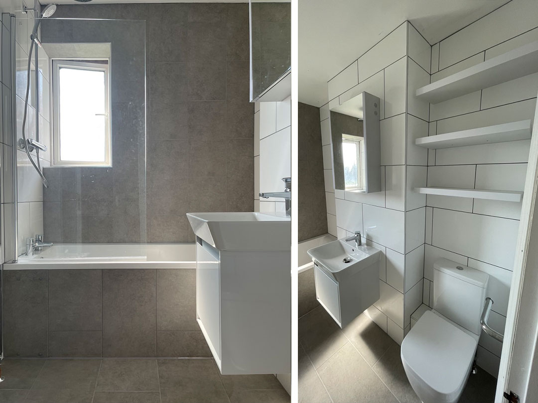 double Wall hung vanity unit