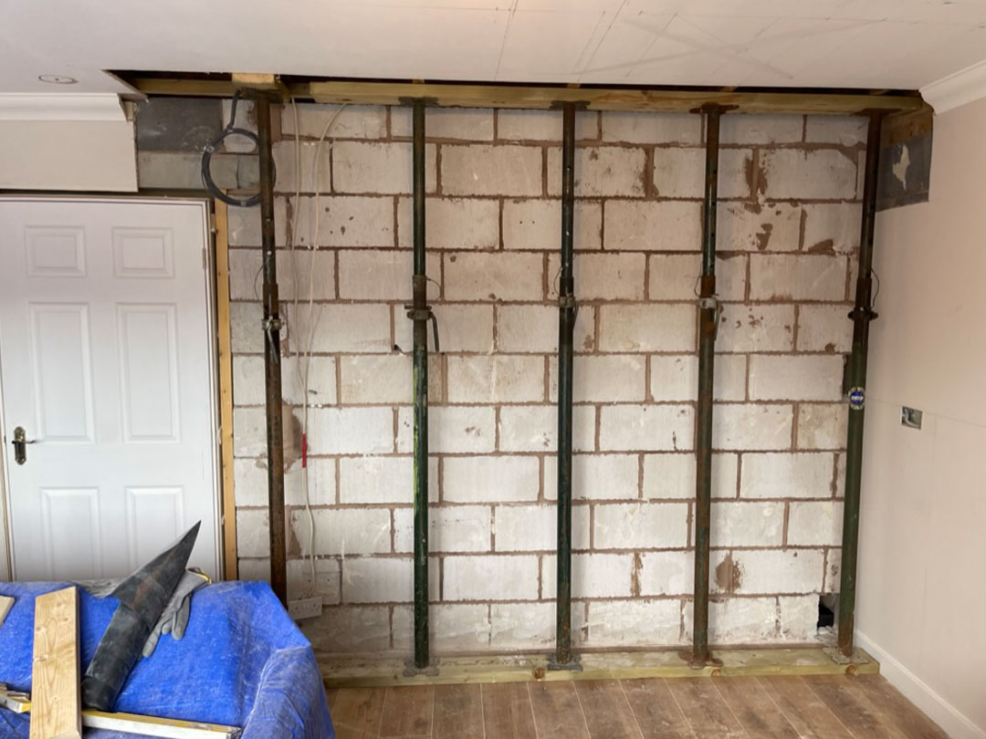 before & after wet room